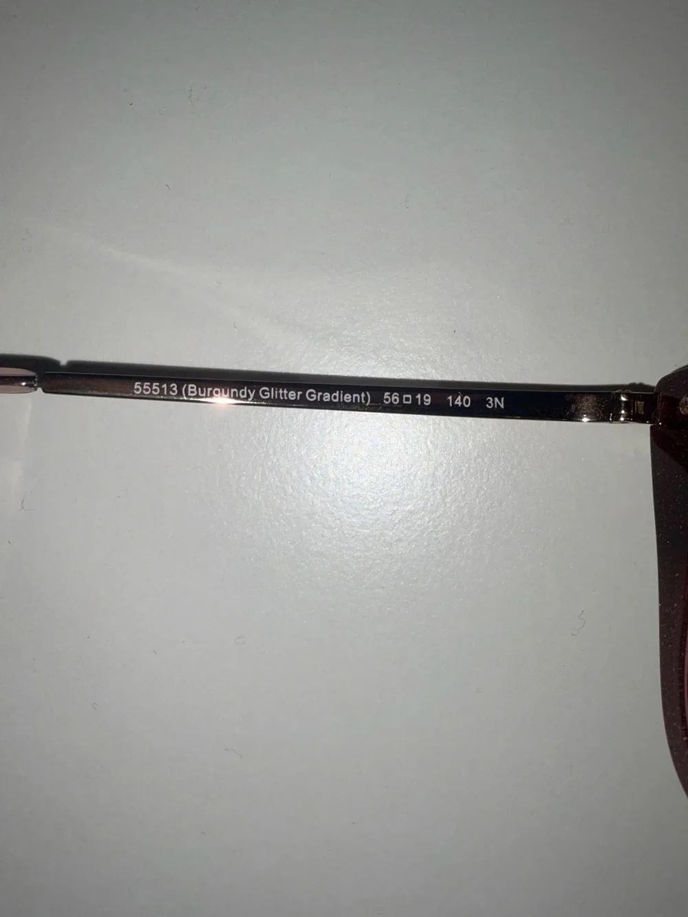 NWT Coach Sunglasses Burgundy pink glitter gradiant